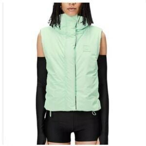 Rains‎ Loop Vest Unisex Mineral Green Size Small Waterproof Windproof Breathable